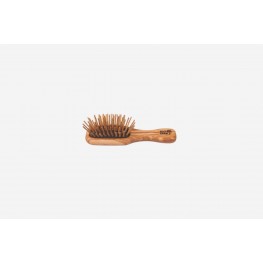 Wooden hair brush travel size KK