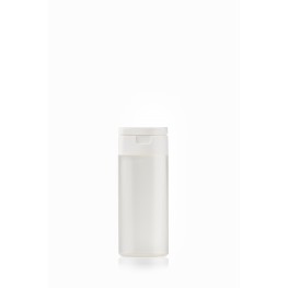 Hotel amenities clear bottle 50ml, with white cap