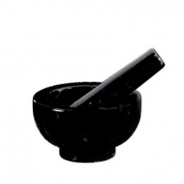 Mortar-pestle black