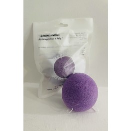 Konjac sponge with lavender (hemisphere)
