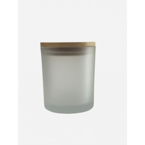 Candle glass jar 220mL, neutro mat 