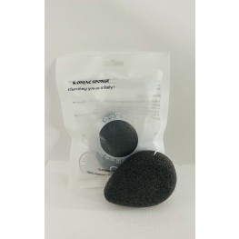 Σφουγγάρι konjac με μαύρο άνθρακα (σταγόνα)