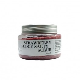 Strawberry fudge salty scrub, 200gr