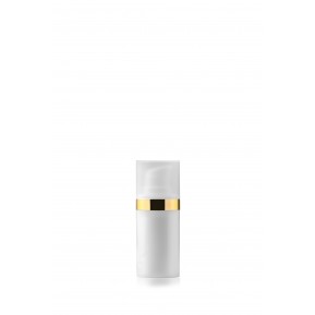 Micro 15mL, λευκό με χρύσο επιμεταλλωμένο δαχτυλίδι