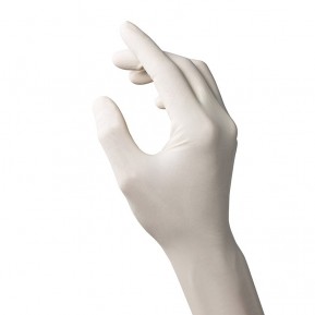 Γάντια νιτριλίου λευκά, L